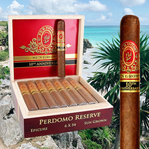 Perdomo Reserve 10th Anniversary Sun Grown Epicure 6" * 54