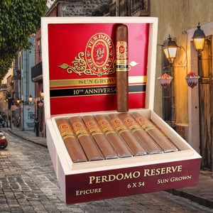Perdomo Reserve 10th Anniversary Sun Grown Epicure 6" * 54
