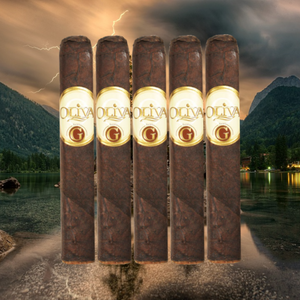 オリバ セリエ G マドゥロ ロブスト 4 1/2x50 - サンプラー オブ 5