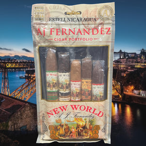 AJ Fernandez New World Assortment Fresh Pack, 5-Cigar Sampler
