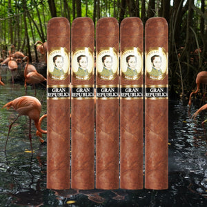 Bolivar Gran Republica Toro 6" * 54-Sampler of 5