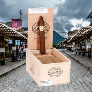 El Rey del Mundo Natural Flor de Llaneza Pyramid 6"1/8 * 54