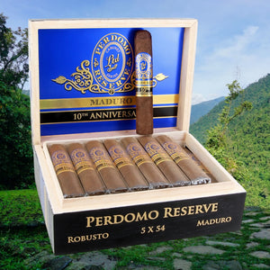 Perdomo Reserve 10th Anniversary Maduro Robusto 5" * 54