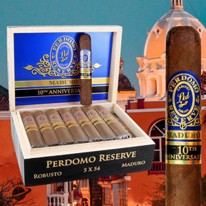 Perdomo Reserve 10th Anniversary Maduro Robusto 5" * 54