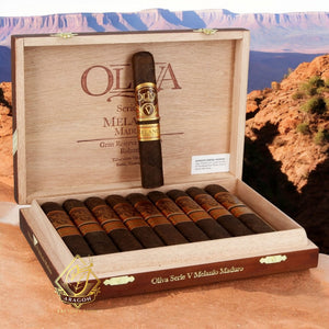 オリバ セリエ V メラニオ マドゥロ ロブスト 5" * 52