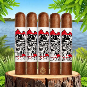 Chillin' Moose Bull Moose Robusto Gordo 5" * 60-Sampler of 5