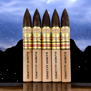 Ramon Allones by AJ Fernandez Torpedo 6"1/2 * 54-Sampler of 5