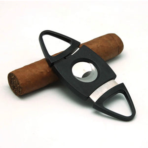 TWO-FINGER DOUBLE BLADE CUTTER BLACK