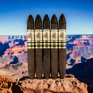 AJ Fernandez Bellas Artes Maduro TAA Figurado 6"1/2 * 52-Sampler of 5