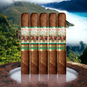 AJ New World Cameroon Double Robusto 5"1/2 * 54-Sampler of 5